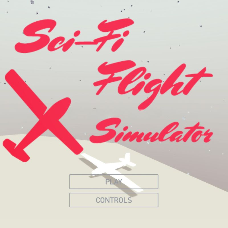 scifi flight simulator poster